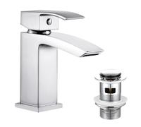 Hapilife Basin Taps Waterfall with Pop up Waste Sl