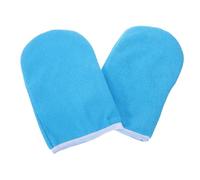 HAPINARY 1 Pair Beauty Salon Gloves Gloves Gloves Face Waxing Polish Tin Jelly Heater Lip Moisturizing Hand Skincare Dryer Kit The Mitten Paraffin Refills Liners Polyester Blue