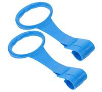 HAPINARY 1 Pair Portable Baby Stand up Rings for Crib Pull Rings, Walking Exercise Assistant for Infant Bed, Lightweight PP Plastic, Smooth Rounded Edges