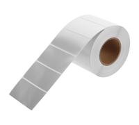 HAPINARY 1 Roll 1000pcs Adhesive Label Self Adhesive Label Rectangular Silver Scratch Resistant Wear-Resistant Appearance Lightweight Design for Office Express Use on Bottles Price Tags