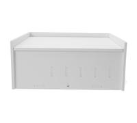 HAPINARY 1 Set Currency Tray Organizer: Cash Storage Box with Flip Cover - Multi-Compartment Currency Money Holder - Change Sorting Case for Home Commercial Cashier 9.5x7.7x4.2Inch