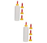 HAPINARY 1 Set Goat Milk Bottle Livestock Feeding Bottle with Pacifiers for Lambs Puppies Reusable Feeding Tool for Farmers and Pet Owners Unique Non Leaking Design