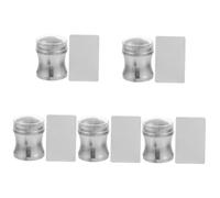HAPINARY 1 Set Professional Silicone Nail Stamper Kit Durable Nail Art Stamping Tools for Manicure DIY Designs Includes Transparent Head