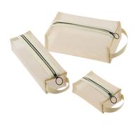 HAPINARY 1 Set Travel Cosmetic Bag Mesh Toiletry Organizer for Women Portable Makeup Pouch for Daily Use Travel Keeps Cosmetics Essentials Organized