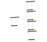 HAPINARY 1 Set Wooden Bird Swing for Parrots and Pets Natural Hanging Bird Cage Accessory for Parakeets Budgerigars and Cockatiels Creates Fun Comfortable Atmosphere