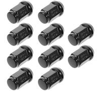 HAPINARY 10 Pcs Extended Lug Nuts Metal Construction with Closed End Spline Tuner Design Hex Seat for Secure Car Wheel Fastening Fit for Various Vehicle Models