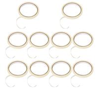 HAPINARY 10 Rolls White Painter Tape 20 Meter Roll Paper Masking for Walls | Easy Tearing, Convenient Cutting, Practical Use, Home Decor and Art Painting, Safe for Environment
