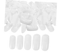 HAPINARY 100 Pack Nail Art Practice Tips Nail Polish Display Sticks Abs Material Essential Home Tool Easy to Use