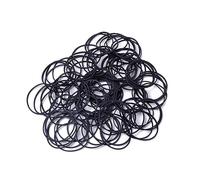 HAPINARY 100G Black Elastic Hair Ties Durable Ponytail Holders for Adults High Elasticity Rubber Bands for Sports Daily Use No Hair Ropes for All Hair Types