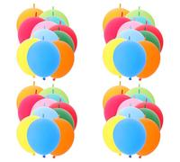 HAPINARY 100pcs 12 Inch Latex Balloons Easy to Inflate Unique Style Balloon Decorations for Birthday and Anniversary Celebrations at Home Color