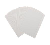 HAPINARY 100pcs A6 Loose Leaf Graph Paper Planner Filler Pages with Inkproof Performance for Efficient Notebook Management, 6-Ring Binder Refill Sheets Suitable for School and Home Use