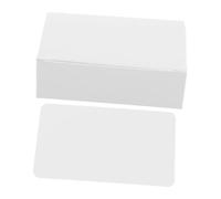 HAPINARY 100pcs Blank Vocabulary Cards with Rounded Corners Double-Sided Smooth Surface Thick Paper for Study Notes Business Flashcards Portable DIY Writing and Drawing