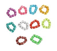 HAPINARY 100pcs Multi-color Pigeon Foot Rings Leg Bands for Birds Lightweight Identifying Supplies for Racing Pigeons Parrots Poultry