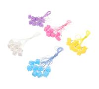 HAPINARY 100pcs My First Tooth Keepsake Organizer Tooth Holder Case Record Boys and Girls Color