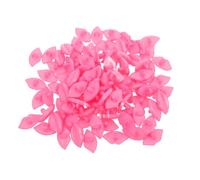 HAPINARY 100pcs Pink Miniature Doll Mouths Safety Craft Buttons for DIY Doll Making Supplies Realistic Lip Shape Accessories for Amigurumi and Stuffed Animals