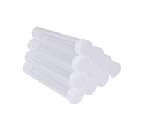 HAPINARY 100pcs Plastic Test Tubes with Screw Caps for Bath Salt Cosmetic Sugar Capsule Refillable Storage Bottles