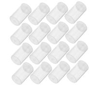 HAPINARY 100pcs Transparent Plastic Canisters with Tight Fitting Lids Small Storage Containers for Travel Medicine Lotion and Art Supplies Compact Clear Organizer for Easy Content