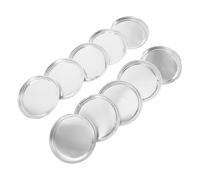 HAPINARY 10pcs Aluminum Foil Weighing Pans 90mm for Pharmaceutical Lab Moisture Content Testing and Scientific Research Sample Handling with Precise Analysis