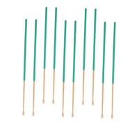 HAPINARY 10Pcs Bamboo Earwax Cleaning Tools with Non Slip Handle Ear Picks for Ear Wax Removal Ergonomic Design for Comfortable Use Practical Household Earpicks Green