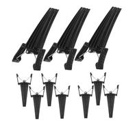 HAPINARY 10pcs Black Volumizing Hair Clips for Women Invisible Root Lifter Comb for High Crown Volume and Fluffy Bangs Precise No-trace Styling Tool for Work and Celebrations