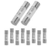 HAPINARY 10pcs Ceramic Tube Multimeter Fuse Kit Slow Blow Electrical Cartridge Fuses for Digital Multimeters Circuit Protection Easy Replacement Versatile Use in Household and Electronic