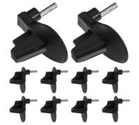 HAPINARY 10pcs Chainsaw Chain Catcher Small Chain Holder Safety Device with Convenient Installation for Gasoline Chainsaw Plastic and Iron