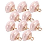 HAPINARY 10pcs Chiffon Shirt Coat Cheongsam Buttons Button for Sewing Projects Sewing Scarves Sweaters Crafts Decorative Dress Hats Pink Plastic