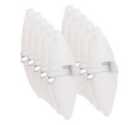 HAPINARY 10pcs Cuttlebone Bird Chewing Toys for Parrots Calcium Supplement Playthings for Pet Birds Safe Wear-resistant Materials for Chewing and Grinding Beaks