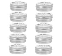HAPINARY 10pcs Dog Scent Training Canisters Aluminum Smell Boxes for Dog Nose Work Scent Work Supplies for Training Working for Detection and Explosive