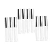 HAPINARY 10pcs Empty Lip Gloss Circular Tubes Tinted Lip Balm Packaging Glitter Gloss Tube Elf Compatible