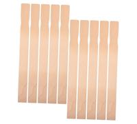 HAPINARY 10pcs Hardwood Paint Mixing Sticks Natural Wood Stirring Paddles for DIY Craft Projects Epoxy Resin Paint Blending Stirrers Lightweight Portable for Art Garden Library Use