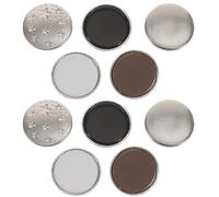 HAPINARY 10pcs Metal Button DIY Button with Detachable Nail-Free Design Practical and Convenient Assorted Color for Jeans Waist Adjustment Assorted Style