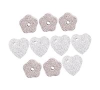HAPINARY 10pcs Natural Molar Stones for Hamsters Rabbits Small Animals Durable Teeth Grinding Chew Oral Health for Chinchillas Guinea Pigs More