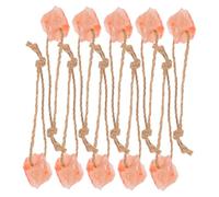 HAPINARY 10pcs Pink Salt Lick Blocks for Wildlife Feeding Mineral Rich Pre Drilled Chew Bricks for Horses Deer Goats Pets Supports Healthy Growth and Bone Strength Easy to Hang Outdoor