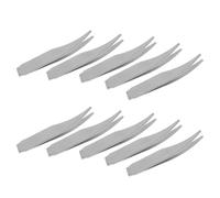 HAPINARY 10pcs Precision Tweezers for Calibration Weights with Ergonomic Metal Design and Anti-Slip Grip Suitable for Chemistry and Research Laboratories