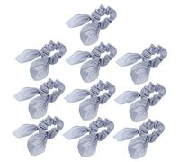 HAPINARY 10pcs Rabbit Ear Hair Ties Bow Soft Elastic Hair Ropes for Girls for Women for Ponytails and Everyday Use