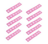 HAPINARY 10pcs Shower Hat Extension Strips Replacement Straps for Bath Cap Sturdy Adjustment Straps Girls Boys Silicone Pp Material