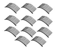HAPINARY 10pcs Simple Hair Comb Iron Vintage Hair Comb Pin for Lady Diy Fashion Accessory