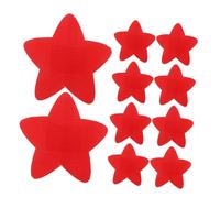 HAPINARY 10pcs Star-Shaped Adhesive Bandages Breathable Fun Cartoon Plasters for Finger Wounds Portable Colorful Wound Care Stickers