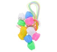 HAPINARY 10pcs Teeth Souvenir Storage Box Mini Flower Shaped Keepsake Box for Boys and Girls Lost Tooth Holder Case Random Style