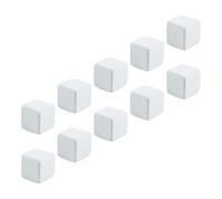 HAPINARY 10pcs Tortoise Tank Calcium Cube Aquarium Calcium Stone White Mineral Block for Turtles and Geckos for Fish Tanks or Adding into Food