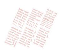 HAPINARY 117pcs Cash Envelope Labels Label Stickers 4.3x2.2inch PVC Adhesive Sticker Material Practical Soft to Touch Creative Font Design Classic Colors Daily Use Budget Organisation