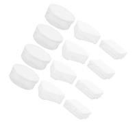 HAPINARY 12 pcs Makeup Powder Puff Boxes Durable Plastic Round Triangular Rectangular Cases for Cosmetic Sponge Storage Portable Compact Organizer for Travel Daily Use