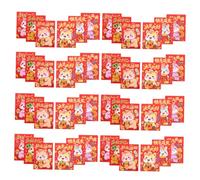 HAPINARY 120pcs 2026 Money Packets Chinese Money Envelopes Spring Festival Red Envelope Horse Zodiac Lucky Packets Chinese Zodiac Hong Bao Paper