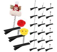 HAPINARY 120pcs Spring Alligator Clips Styles Hair Clips Accessories Flat Duck Bill Metal Barrettes for DIY Party Props Styling Hairpins