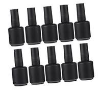 HAPINARY 12pcs 15ml Glass Empty Nail Polish Bottles Brush Cap Refillable Nail Varnish Bottles for Diy Manicure Art Storage Containers