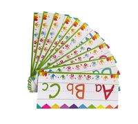 HAPINARY 12pcs Alphabet and Line Wall Cards for Preschool Classroom Abc Flashcards with Visual Learning Aid Early Literacy Boost Multifunctional Educational Decor for Kindergarten Playroom
