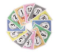 HAPINARY 12PCS Animal Milestone Cards Double Sided Monthly Commemorative Cards Durable Photo Props for Newborn Growth Recording and Social Media Sharing