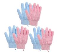 HAPINARY 12pcs Bathing Foaming Gloves Exfoliating Body Scrubbers for Shower Cleaning for Skin Care Lightweight and Portable Suitable for All Skin Types