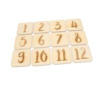 HAPINARY 12pcs Cards Growth Cards for Newborn Photography Month Month Memory Keepsakes for Capturing First Year Moments